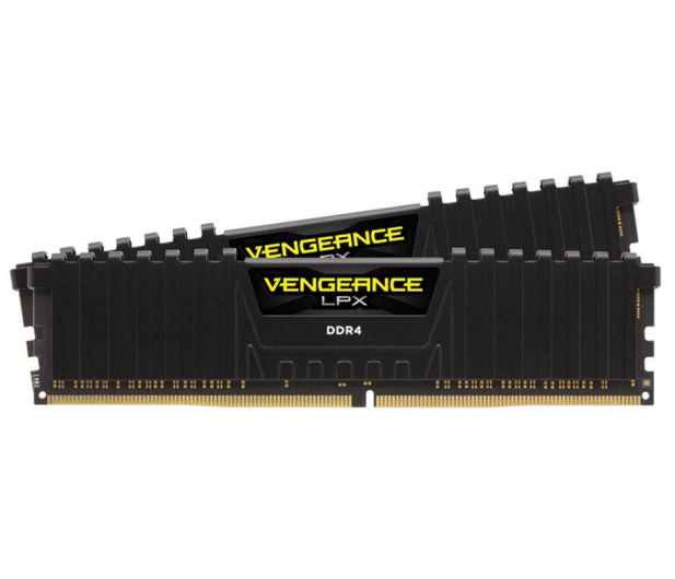 CORSAIR DDR4 Vengeance LPX 16GB/3200(2*8GB) BLACK - 258005 - zdjęcie 2